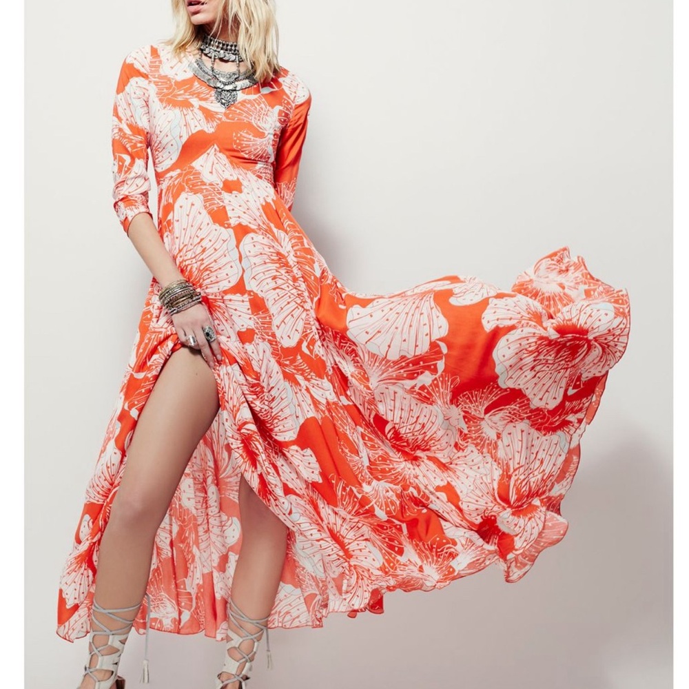 Free People first kiss maxi dress